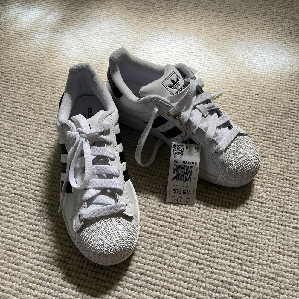 NWT Adidas Superstar II size W6.5 (M5.5) - Picture 9 of 14